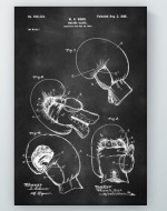 Boxing Glove Patent Poster