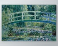Claude Monet - Water Lilies and Japanese Bridge Poster