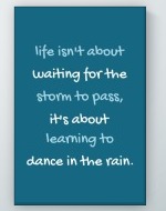 Dance In The Rain Poster