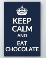 Eat Chocolate Poster