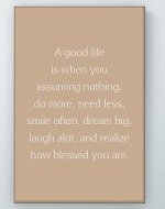 Good Life Poster