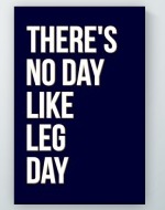 Leg Day Poster