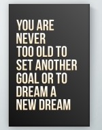 Never too old Poster
