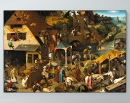 Pieter Bruegel the Elder - The Dutch Proverbs Poster