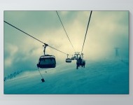 Ski Lift Poster