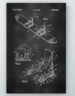 Snowboard Patent Poster
