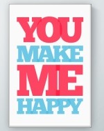 You Make Me Happy Poster