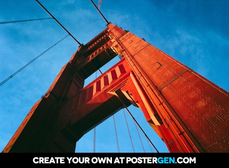 Golden Gate Bridge Tower Print