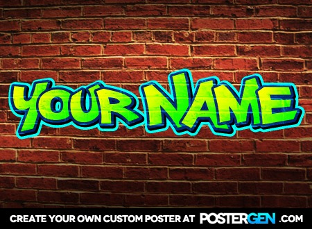 Custom Graffiti Poster Maker