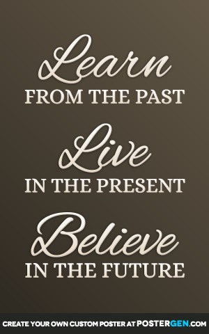 Learn Live Believe Print