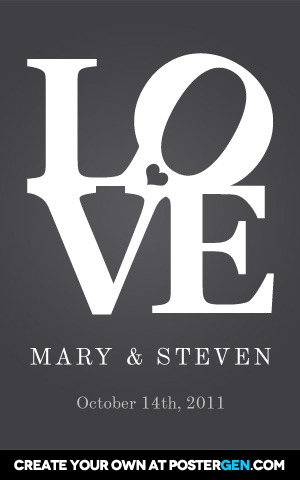 Personalized Love Print