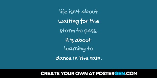 Custom Dance In The Rain Twitter Cover Maker