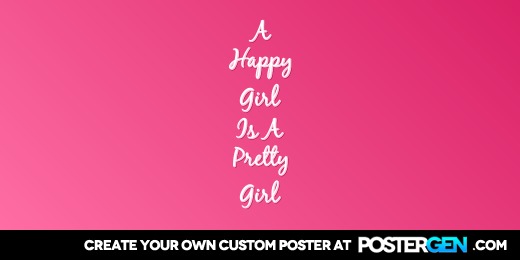 Custom Happy Girl Twitter Cover Maker