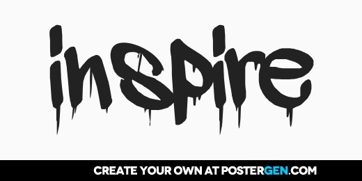 Custom inspire graffiti Twitter Cover Maker