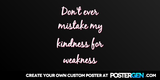 Custom Kindness For Weakness Twitter Cover Maker