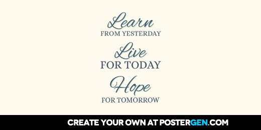 Custom Learn Live Hope Twitter Cover Maker