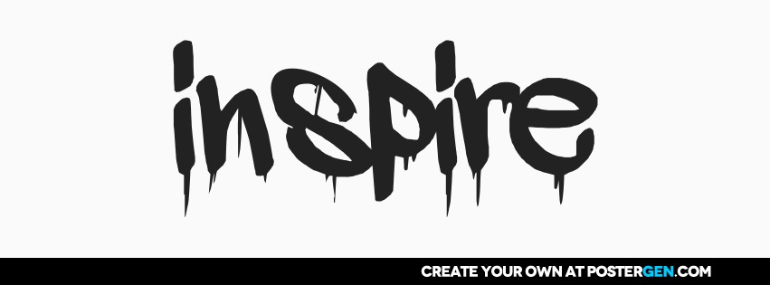 Custom inspire graffiti Facebook Cover Maker