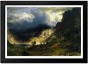 Albert Bierstadt - A Storm in the Rocky Mountains, Mt. Rosalie Print
