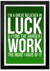 Custom Believe In Luck Poster Maker