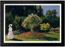 Claude Monet - Jeanne-Marguerite Lecadre in the Garden Print