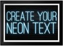 Neon Text Print