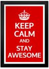 Custom Stay Awesome Poster Maker