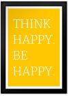 Think Happy Print