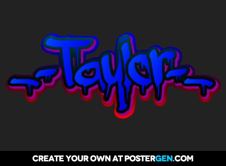 Taylor - Graffiti Creator - PosterGen.com