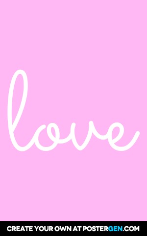 Cute Love Print - Love Posters - Posters - PosterGen.com