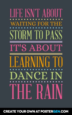 Learning To Dance Print - Quote Posters - Posters - PosterGen.com