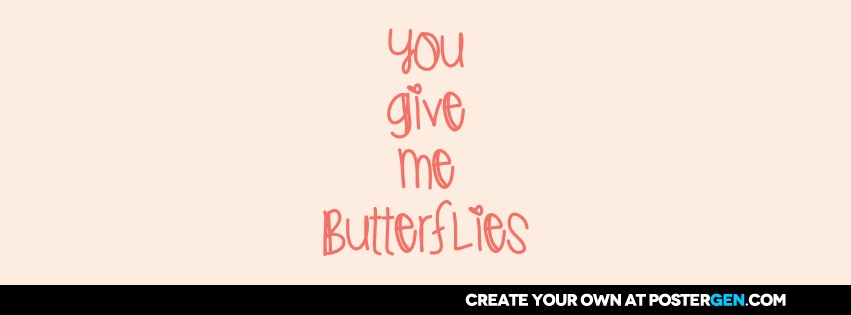 Butterflies Facebook Cover Maker - Love Posters - Custom Posters ...