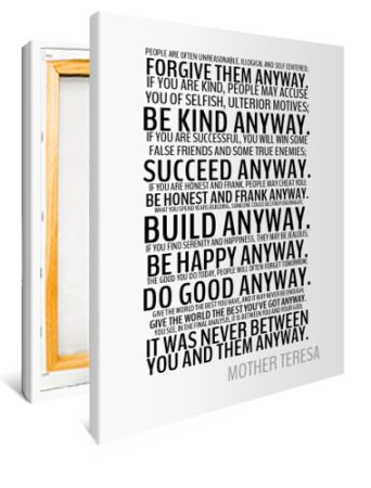 Mother Teresa - Anyway Print
