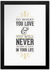 Never Work Print - Quote Posters - Posters - PosterGen.com