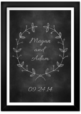 Chalkboard Anniversary Poster